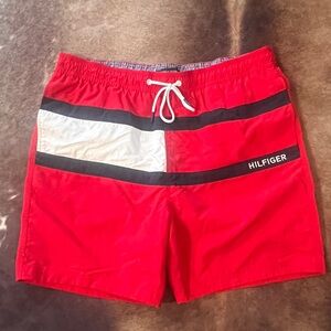 Men's Tommy Hilfiger 7" Flag Swim Trunks XL